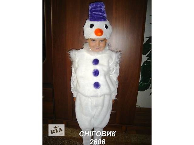 Карнавальный костюм снеговика для мальчика фото