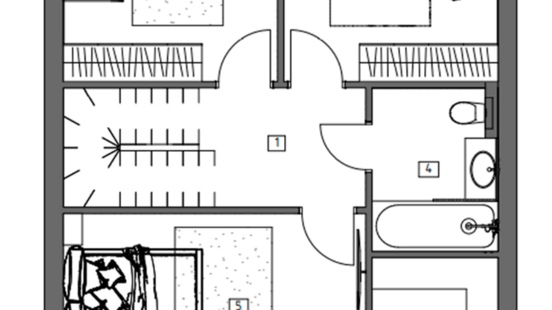 Планировка таунхауса в Таунхаус Dream House 95 м², фото 576715