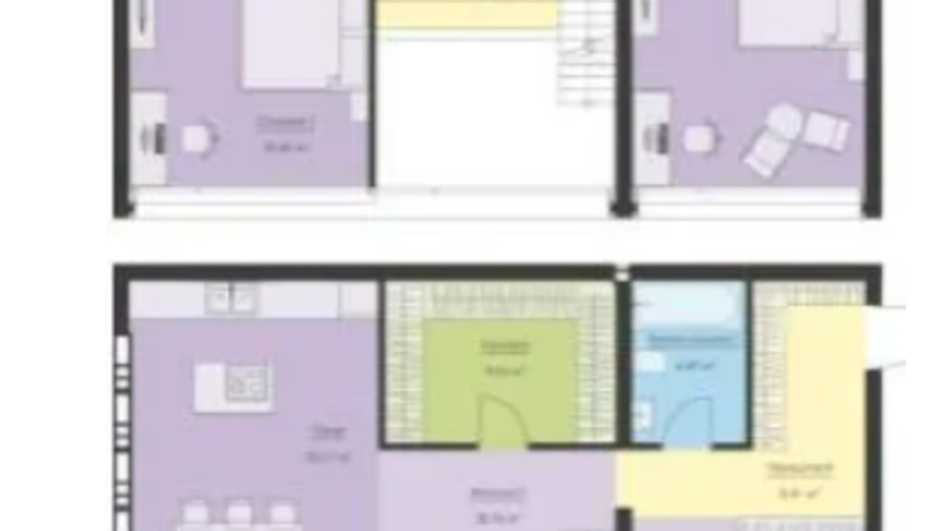 Планировка много­уровневой квартиры в ЖК Новый Подол 166.03 м², фото 601955