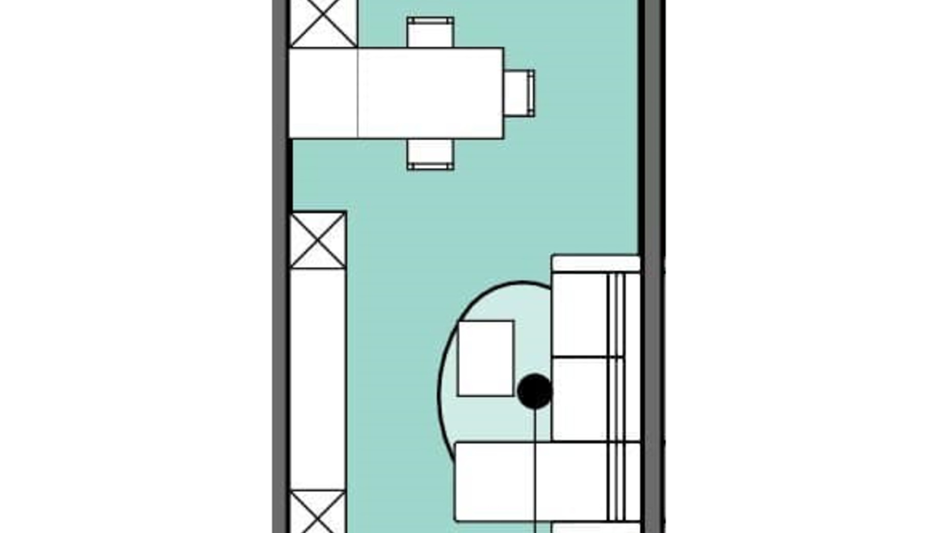 Планування 1-кімнатної квартири в ЖК Sofi House 32.9 м², фото 620396