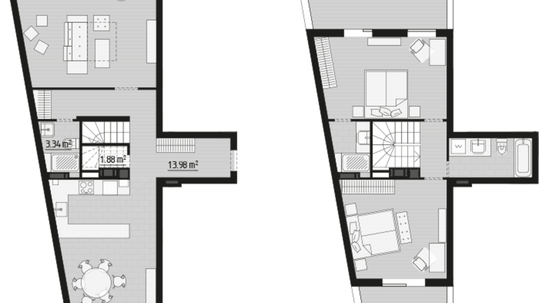 Планировка 3-комнатной квартиры в ЖК Parktown 135 м², фото 631951