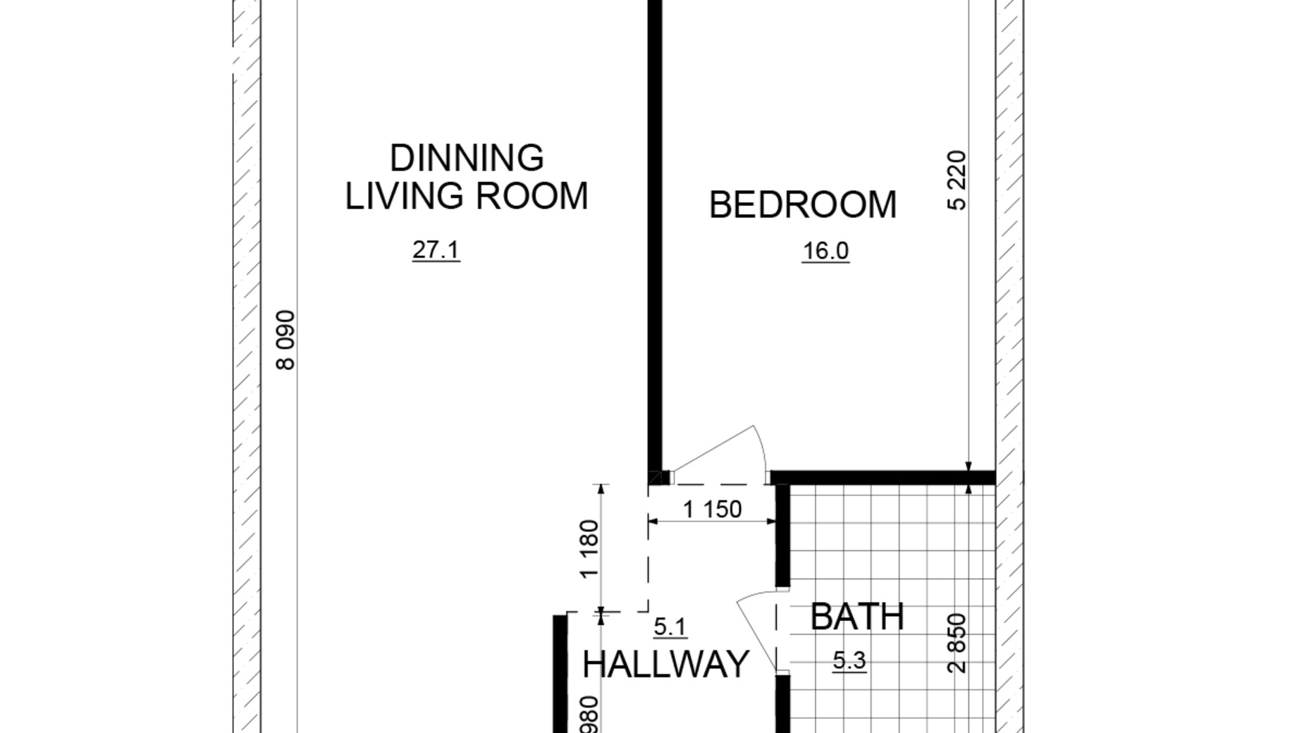 Планировка 1-комнатной квартиры в ЖК Русановская Гавань 53.5 м², фото 647820