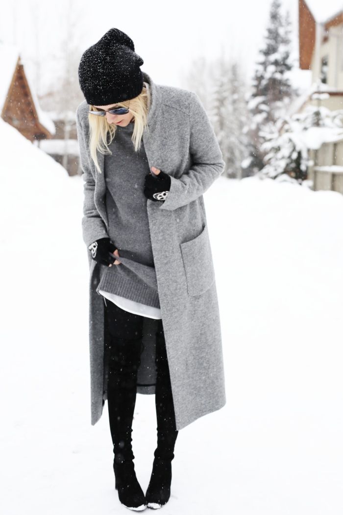 Базовое пальто на зиму