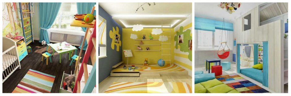 игровая зона в детской комнате