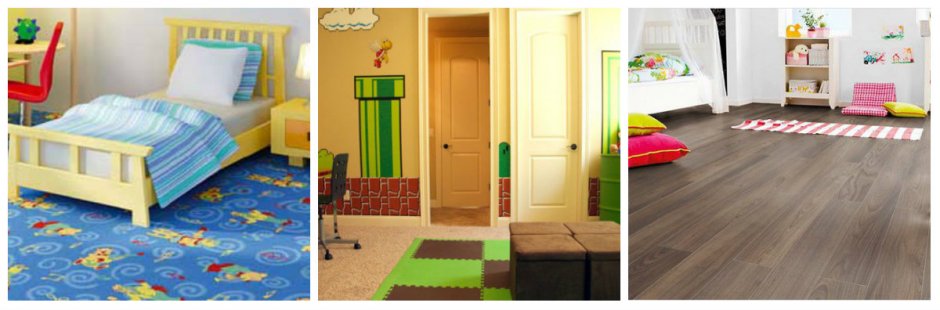 Пол в детской комнате