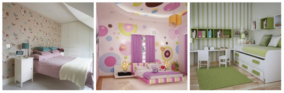Обои в детской комнате