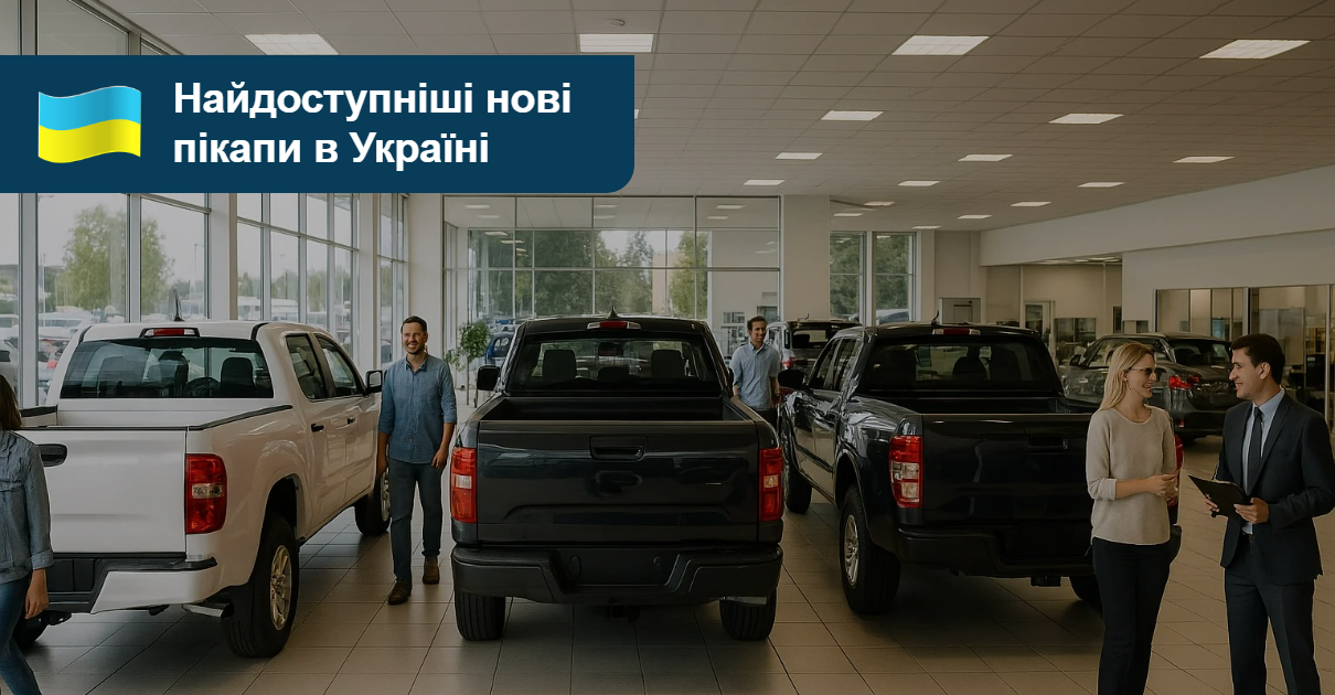 AUTO.RIA – Які нові пікапи можна купити на AUTO.RIA зараз?