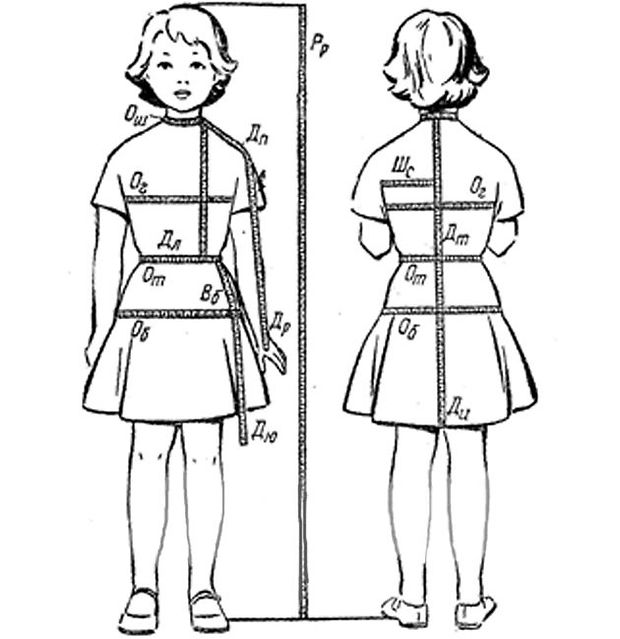 Как снять мерки при выборе школьной формы