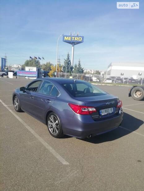 Загальне враження від Subaru Legacy Limited 2016
