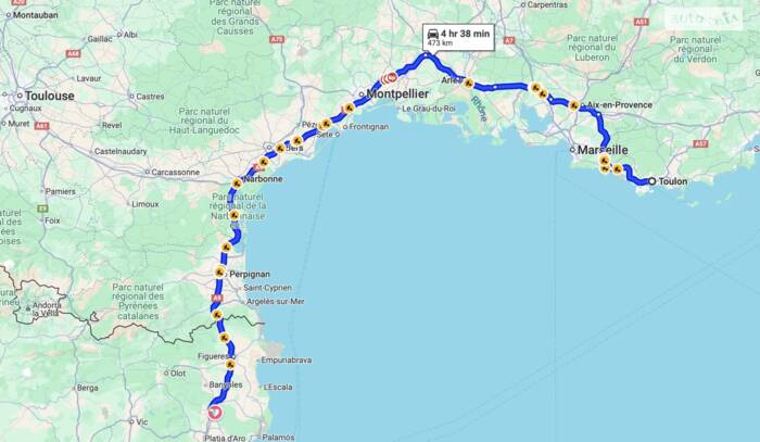 Моя перша подорож довжиною в 3 200 км на моєму Volvo S60 (Буча – Жирона)