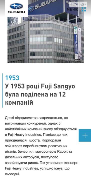 Історія бренду Subaru:від літака до автомобіля через моторолер