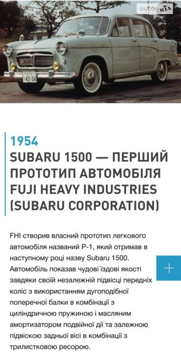 Історія бренду Subaru:від літака до автомобіля через моторолер