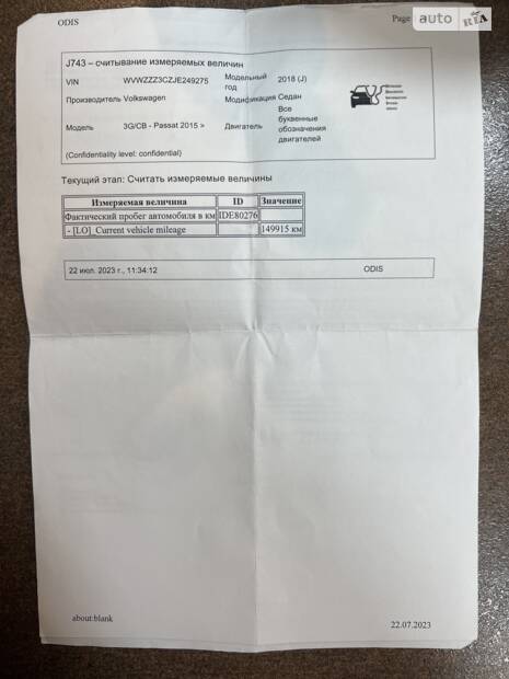Стан форсунок та технічного стану авто