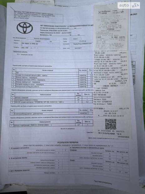 ТО 180тис км на Toyota City Plaza 