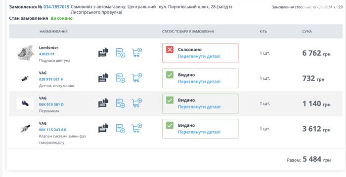 Обслуживание
