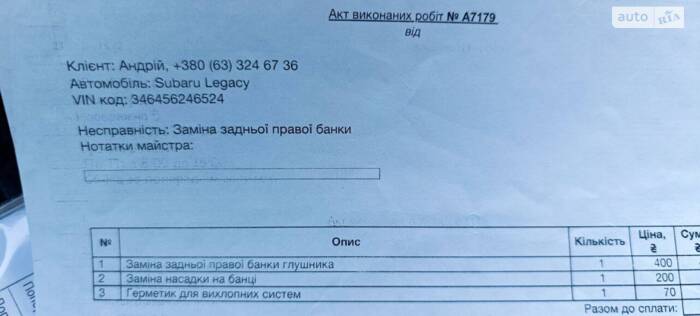Заміна банки глушника