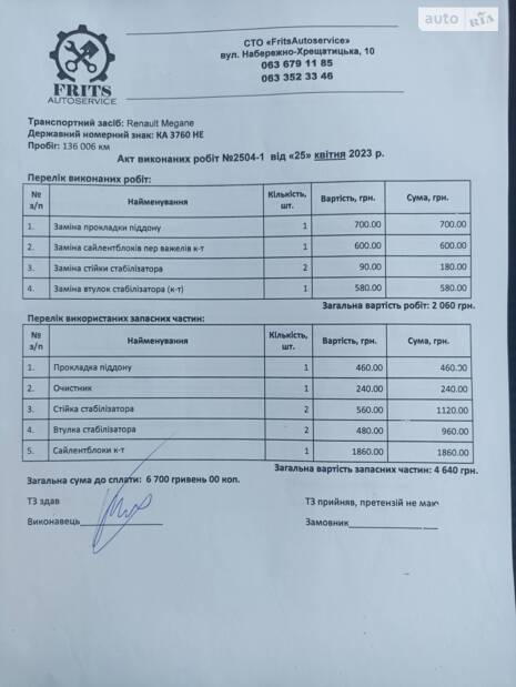 Ремонт ходової