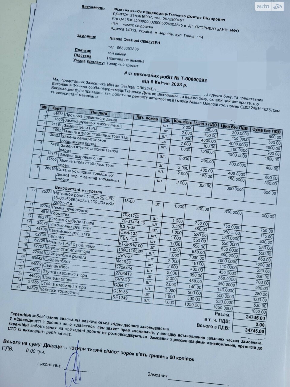 Косплект ланцюга ГРМ