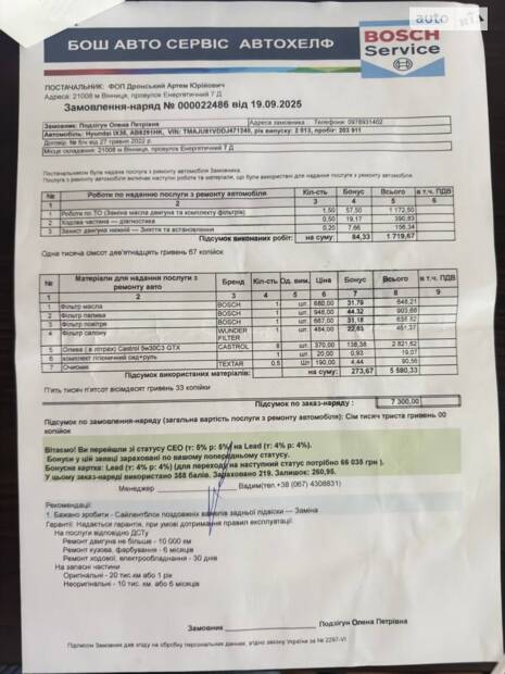 ТО на 204 тисячах 