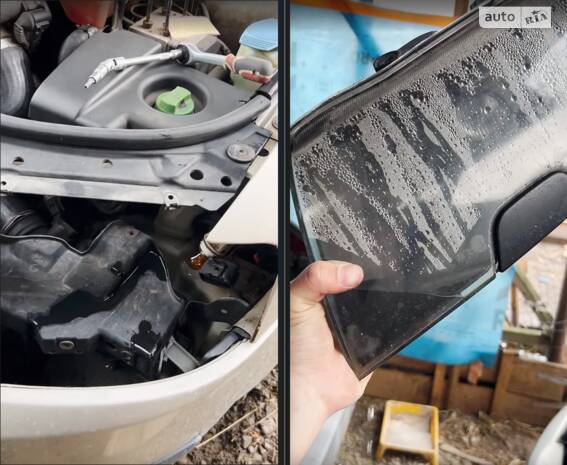 Запотівають передні фари. Особливо коли холодно