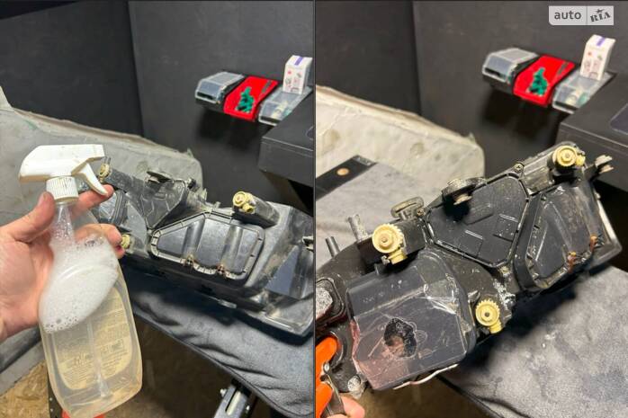 Запотівають передні фари. Особливо коли холодно