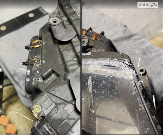 Запотівають передні фари. Особливо коли холодно