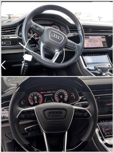 Кастомне кермо та розширення шкірою Audi Q8