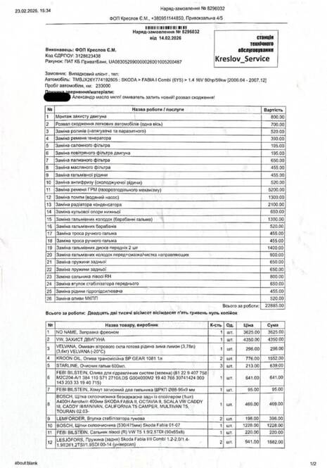 Велике ТО після купівлі авто