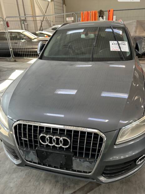 Так авто виглядало у порту Клейпеда в Литві після доставки морем