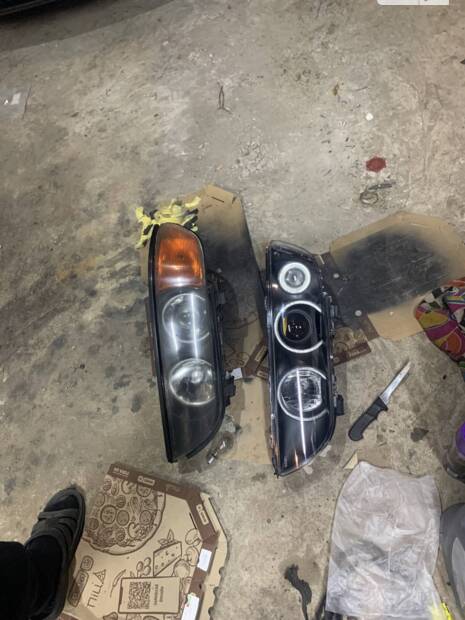 Встановлення рестайлінгової передньої оптики + бі лед лінзи АМS