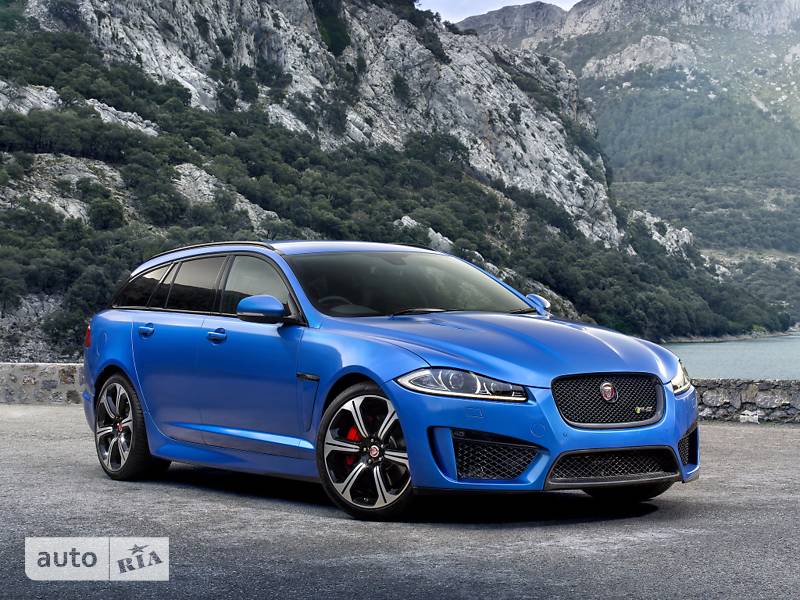 синий автомобиль Jaguar XFR-S blue car THE бесплатно