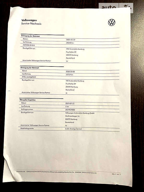 Volkswagen e-Golf 2019