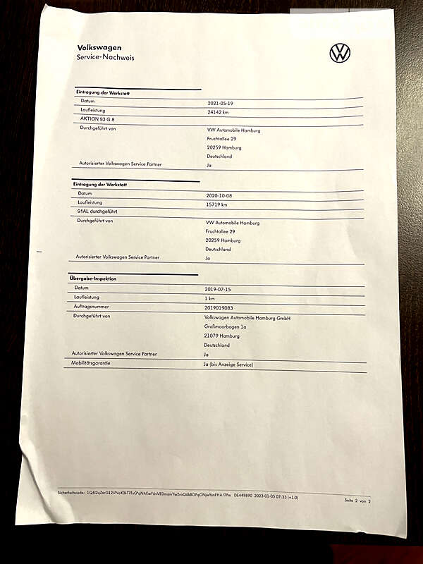 Volkswagen e-Golf 2019