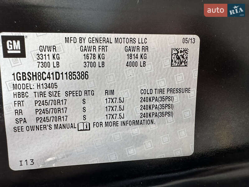 Chevrolet Express 2013