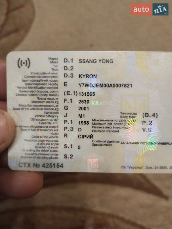 SsangYong Kyron 2010