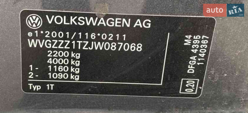 Volkswagen Touran 2018