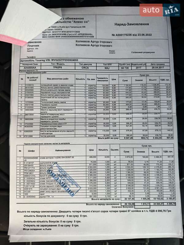 Volkswagen Touareg 2017