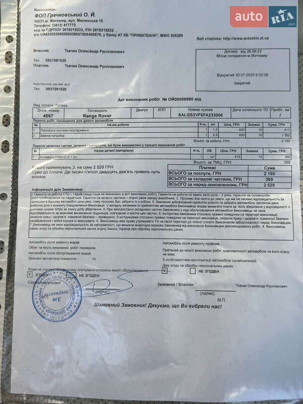 Land Rover Range Rover 2015