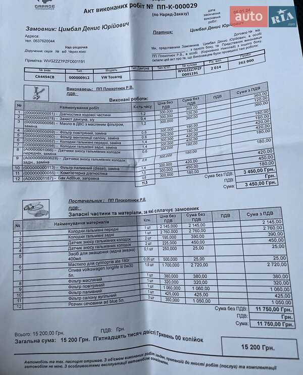 Volkswagen Touareg 2014