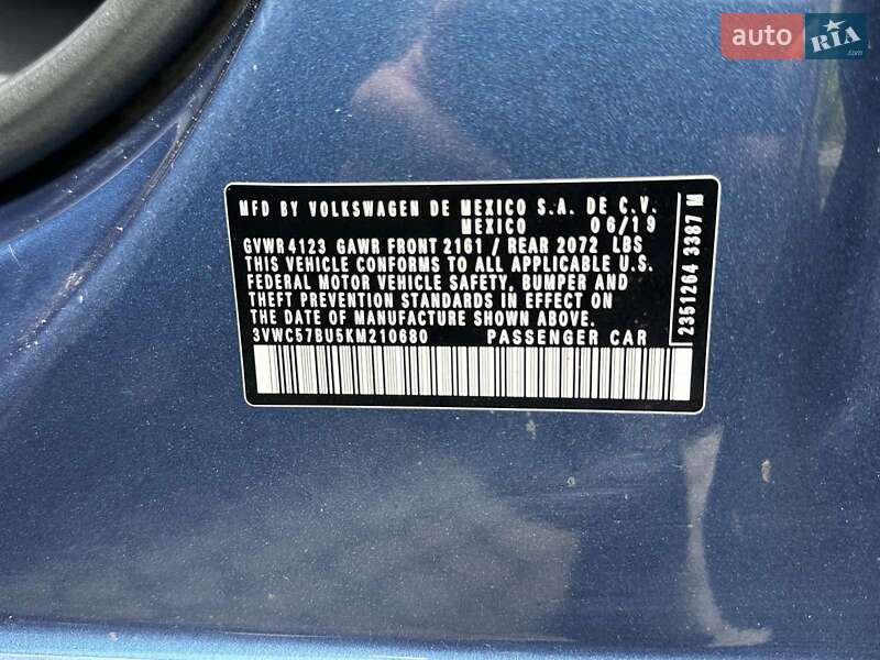 Volkswagen Jetta 2019