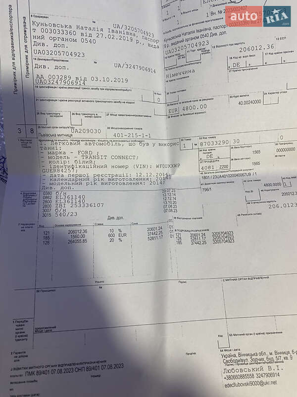 Ford Transit Connect 2014