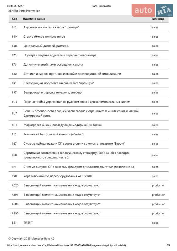 Mercedes-Benz E-Class 2020