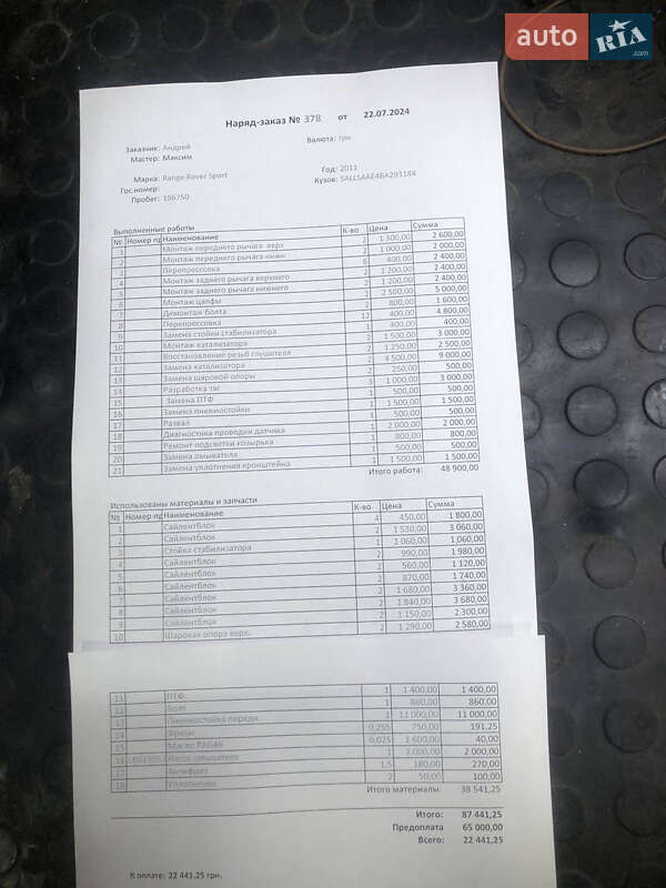 Land Rover Range Rover Sport 2011