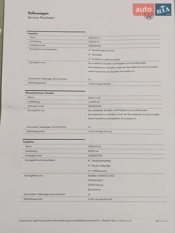 Volkswagen Passat 2020