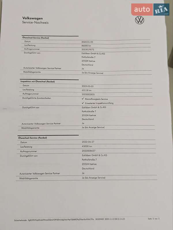 Volkswagen Passat 2020