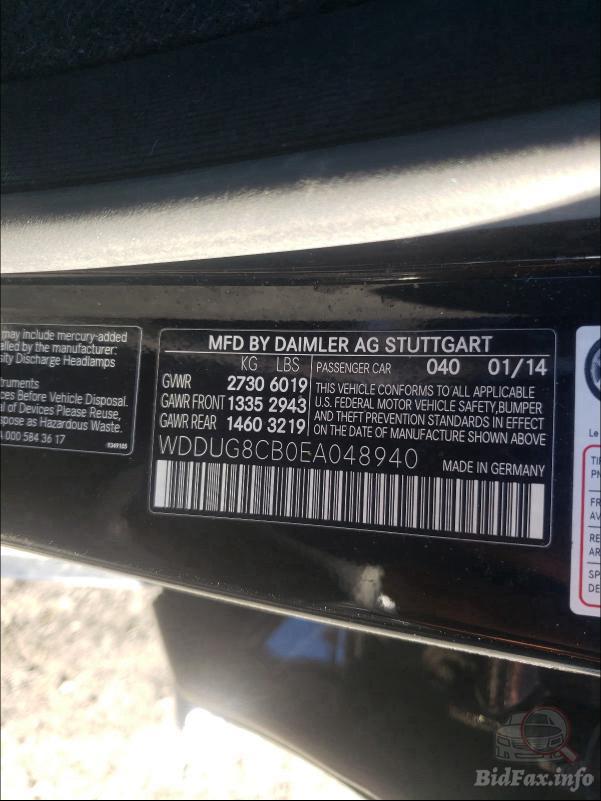 Mercedes-Benz S-Class 2014 VIN WDDUG8CB0EA048940 фото оголошення 32 з 59
