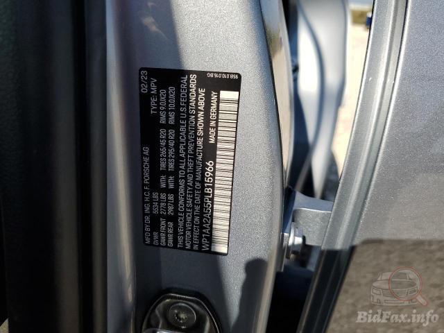 Porsche Macan 2023 VIN WP1AA2A55PLB15966 фото оголошення 55 з 84