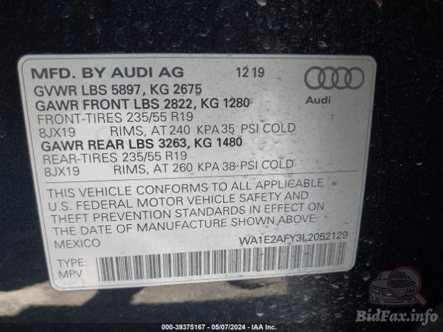 Audi Q5 2019 VIN WA1E2AFY3L2052129 фото оголошення 41 з 75