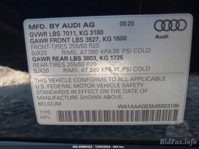 Audi e-tron 2020 VIN WA1AAAGE5MB003196 фото оголошення 45 з 72