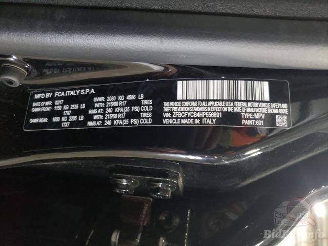 Fiat 500X 2017 VIN ZFBCFYCB4HP556891 фото оголошення 53 з 73